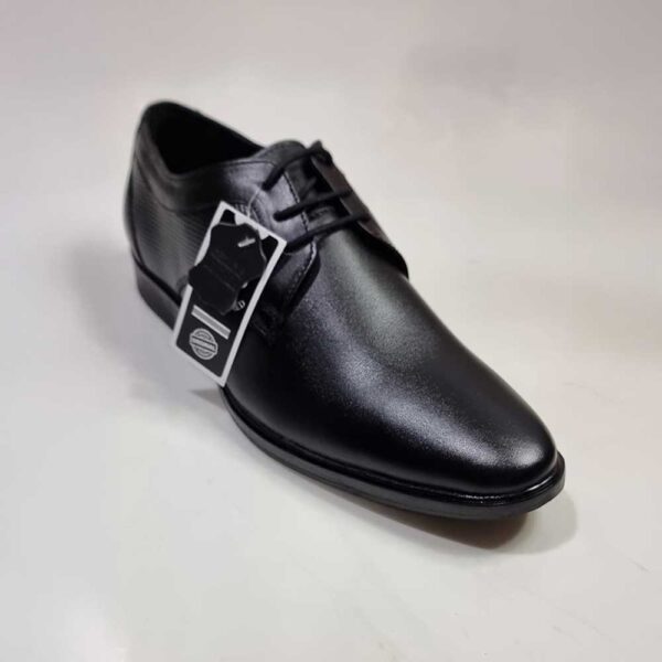Matrix Detail Lace-Up - Black